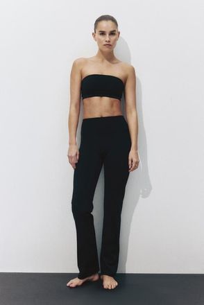 H&M Sculptmove Flared Sports Leggings in Black at Nordstrom, Size X-Small