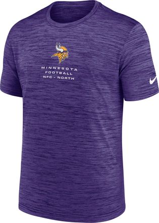 Nike Minnesota Vikings Velocity Nike Mens Dri-FIT NFL T-Shirt in Purple | NKPQ51L9M-QMV