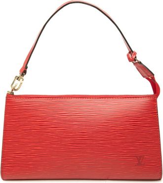 Louis Vuitton Epi Castilian Red Leather Pochette (Pre-Owned)