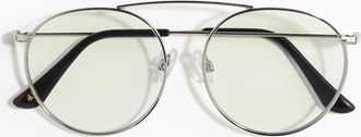 H&M Runde Sonnenbrille - Silber