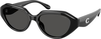 Coach HC8433U CBY77 500287 Womens Sunglasses Black Size 52