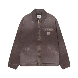 Carhartt Work in Progress OG Detroit Jacket - Heren - Spijkerjassen - Bruin - XL - Katoen - Jassen