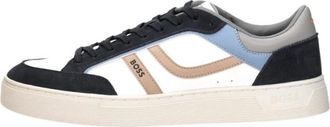 HUGO BOSS Rhys Tenn Sneakers - Heren - Sneakers - Wit - 41 EU - Schoenen