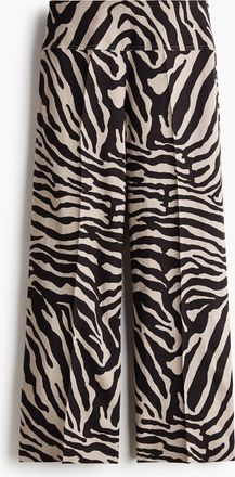 H&M Ausgestellte Hose aus Leinengemisch - Beige