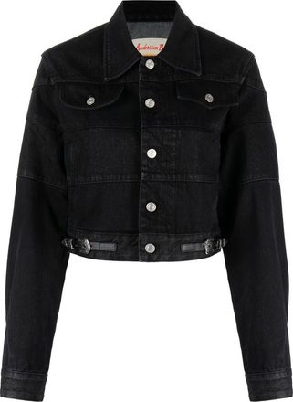 Andersson Bell Mahina denim jacket - women - Cotton/Polyester - M - Black