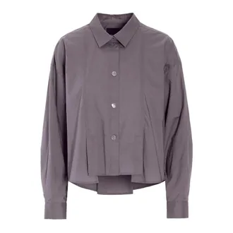 Bitte Kai Rand Hemden - Dames - Blouses & Shirts - Grijs - Maat: 2XL Katoen