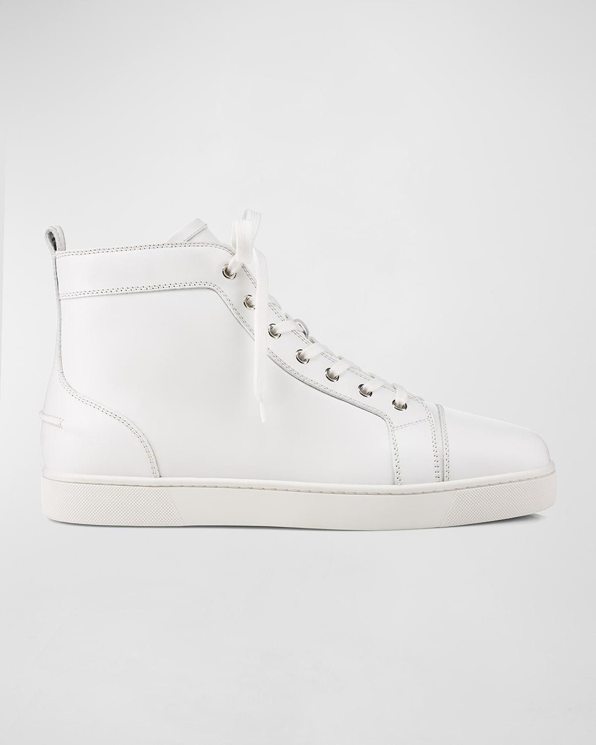 CHRISTIAN LOUBOUTIN / ルイ レザー ハイトップ スニーカー Louis - High-top sneakers - Calf leather - Black - Men