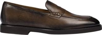 Doucal's Schoenen, Heren, Bruin, 40 EU, Leer, Leren Loafer