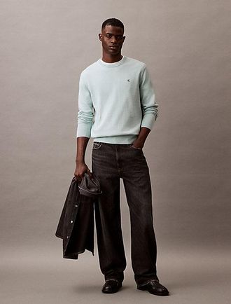 Calvin Klein Jersey Suave De Algod&oacute;n Con Monograma
