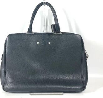 Louis Vuitton Tweedehands leren Louis Vuitton tassen - Dames - Vintage Handtas - Zwart - ONE Size - Leer - Vintage