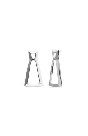 UNOde50 Silver-tone Sculptural Drop Earrings at Nordstrom