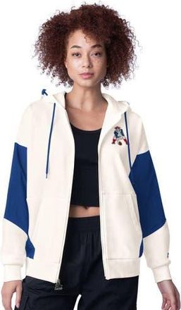 Starter Womens Starter White New England Patriots Scrimmage Full-Zip Hoodie at Nordstrom, Size Xx-Large