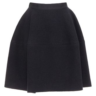 Lanvin Wool Blend Bell Shaped Skirt