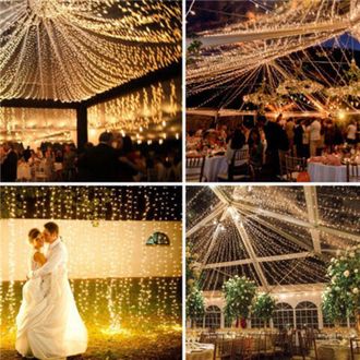 OEM Cadena De Luces Para Exterior E Interior, 100 M, 600 Led, Para &Aacute;rbol De Navidad, Con Enchufe, Modos Impermeables, Guirnalda Navide&ntilde;a, Decoraci&oacute;n Para 