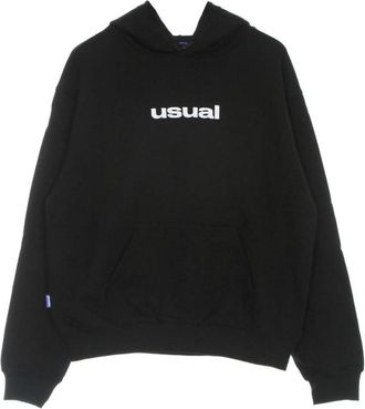 Usual Gradient Hoodie Lichtgewicht Sweatshirt - Heren - Hoodies - Zwart - L - Katoen - Hoodies & sweatvesten