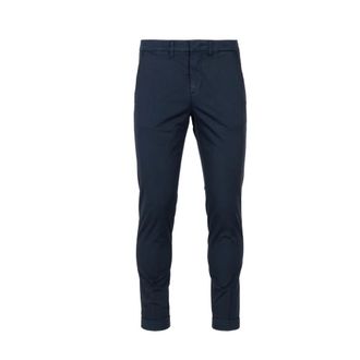 Fay Slim-fit Trousers, male, Blue, Size: W33 Slim-fit Trousers