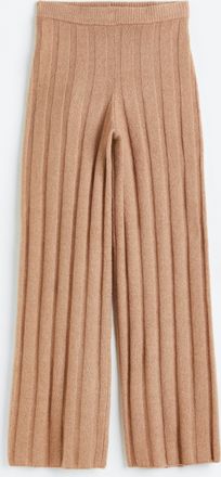H&M Hose in Rippstrick - Beige