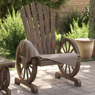 vidaXL Vidaxl - Sillones De Jard&iacute;n Adirondack 4 Uds Madera Maciza De Abeto