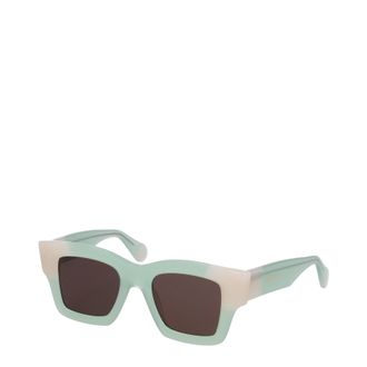 Jacquemus Sonnenbrille küsst Männer Acetatgrün/Beige