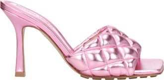 Bottega Veneta Mujeres s Sandalias de cuero rosa/azalea