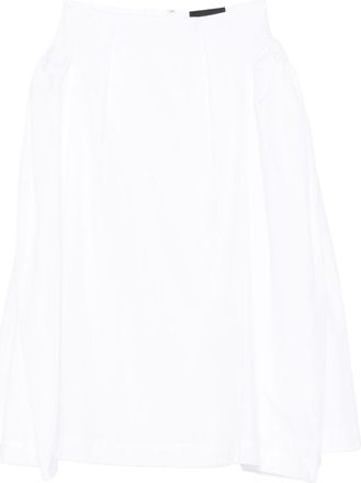 Simone Rocha Bow Hip-Detailed Midi Skirt - Womens - Cotton/Nylon