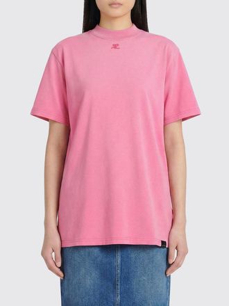 Courr&egrave;ges Abito a t-shirt in cotone Courr&Egrave;ges