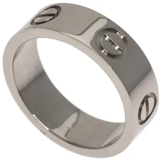 Cartier Love White Gold (18K) Band Ring (Pre-Owned)