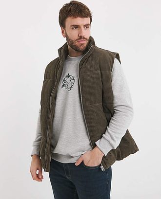 Jack & Jones Jack & Jones Bronx Corduroy Bodywarmer