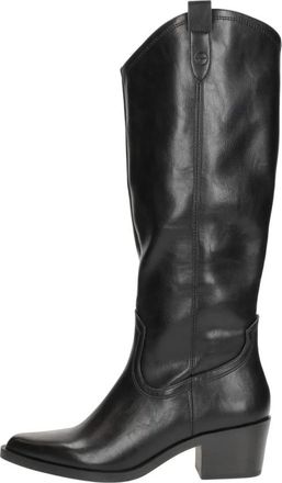 Tamaris Lange Laarzen Lange Laarzen - Dames - Cowboylaarzen - Zwart - 36 EU - Schoenen