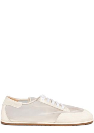 Dear Frances Mesh and Suede Sneakers - White - 40 (IT40 / UK7)