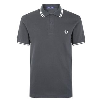 Fred Perry Heren, Tops, Groen, Maat: XL Katoen