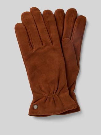 Roeckl Handschuhe aus Leder Modell Strassburg in Cognac, Gr&ouml;&szlig;e 6,5