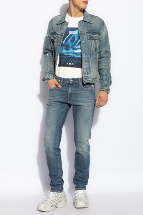 Diesel Jeans 2019 D-STRUKT L.34, Mens, Blue