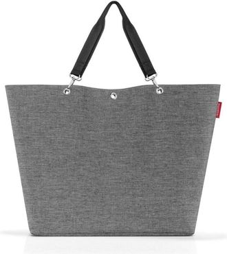 Reisenthel Shopper REISENTHEL Shopper XL 35 l, Damen, Gr. B/H/T: 68cm x 45,5cm x 20cm, grau (twist silber), Polyester, Taschen Shopper