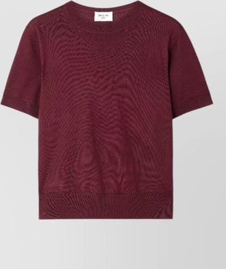 Saint Laurent round-neck knitted top
