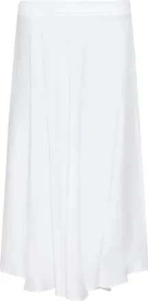 Marella Black Mllgiostra Flowing Midi Linen Skirt