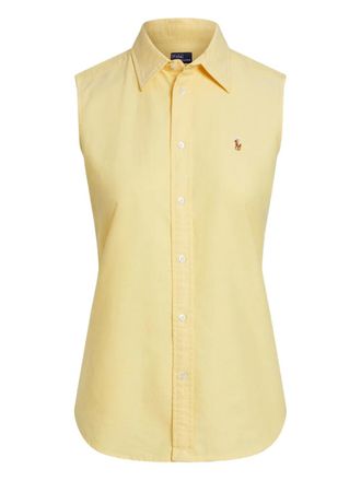 Polo Ralph Lauren sleeveless button-up shirt - Yellow
