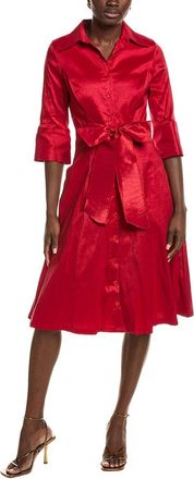 Rene Ruiz Mikado Shirt Dress