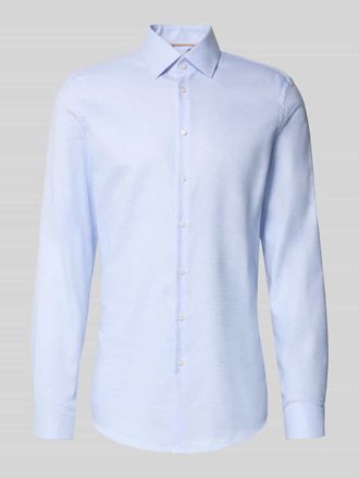 Jake*s Slim Fit Businesshemd mit extra langem Arm in Bleu, Gr&ouml;&szlig;e 39/40