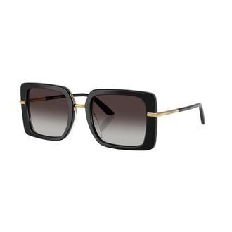 Dolce & Gabbana Sunglasses, female, Black, Size: 52 MM Dg4491 32998G Sunglasses