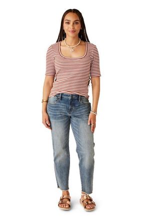 Carve Designs Austin Crop Jean in Favorite Fade at Nordstrom, Size 10