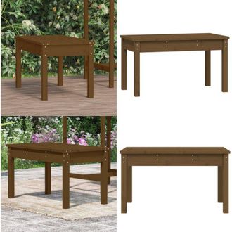 vidaXL Panca da Giardino Ambra 80x44x45 cm Legno Massello di Pino - Panca da patio - Panca in legno