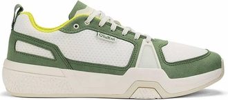Olukai Mens Anau Court Sneakers In Brightwhite/leaf