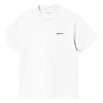 Carhartt Work in Progress (WMNS) Carhartt WIP Script Embroidery Short Sleeve T-Shirt White I032293-00A-XX