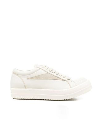 Rick Owens Vintage Dirty Leather Sneakers