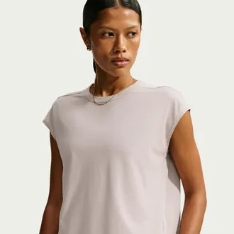 Nike Womens 24.7 ImpossiblySoft Light Dri-FIT Tank Top in Brown | IQ9336-236