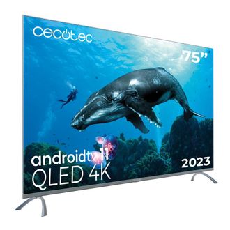 Cecotec Cecotec - Televisor Qled 75 Smart Tv V3+ Series Vqu30075+