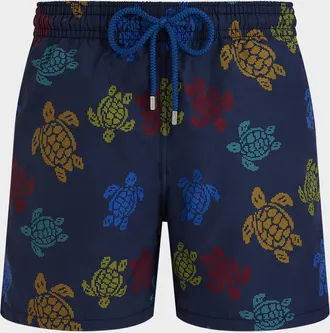 Vilebrequin Mens Moorea Turtle Swim Shorts