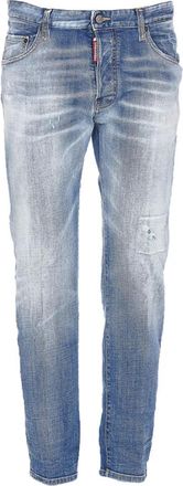 Dsquared2 Slim Fit Jeans, male, Blue, W28, Light Clean Wash Cool Guy Jeans