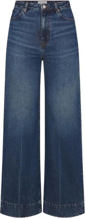 Frame Denim Pantaloni a gamba ampia - Blu